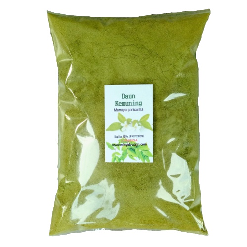 Serbuk Daun Kemuning 250 g | Murraya paniculata Powder | Simplisia Bubuk Kamuning Kumuning