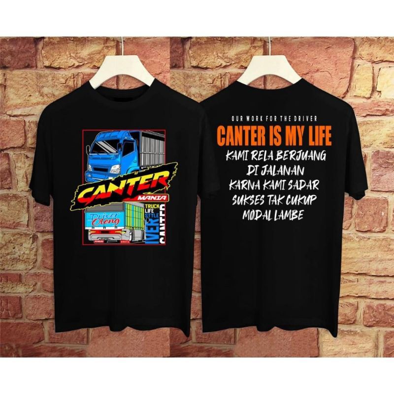 Fourfashion Kaos Pria Kaos Distro Truck CANTER is My Life FN007