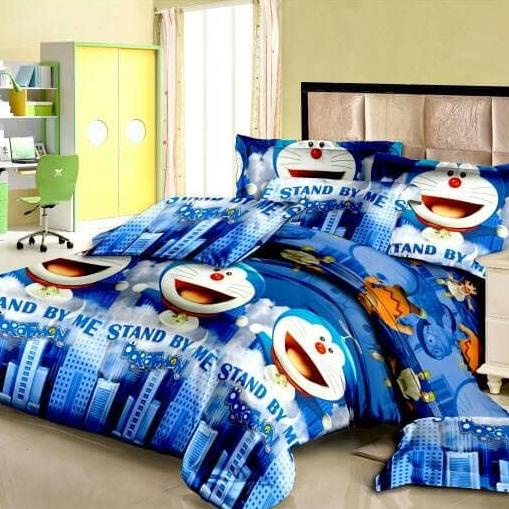fata bedcover set sprei doraemon