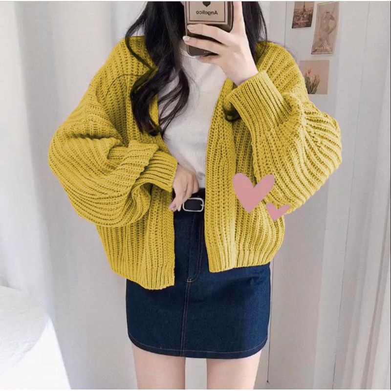 cardigan rajut oversize hazel murah/cardy hazel rajut premium/fashion atasan wanita