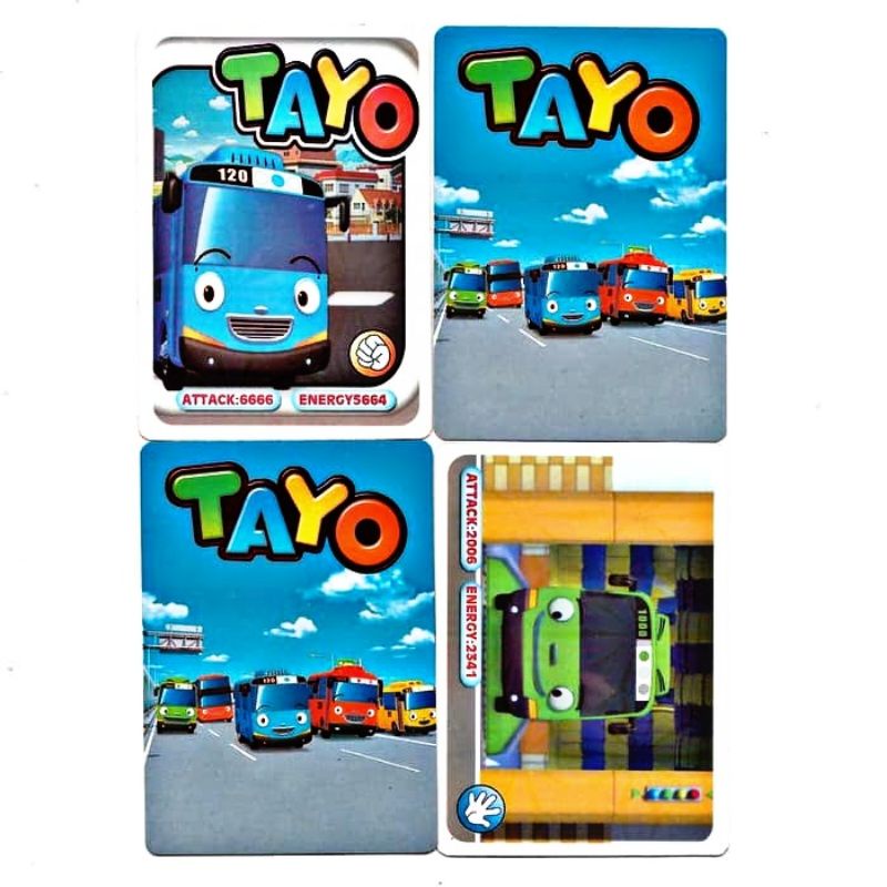 TRADING CARD GAME TAYO / MAINAN KARTU TRADING KARAKTER TAYO / GAMBAR TAYO