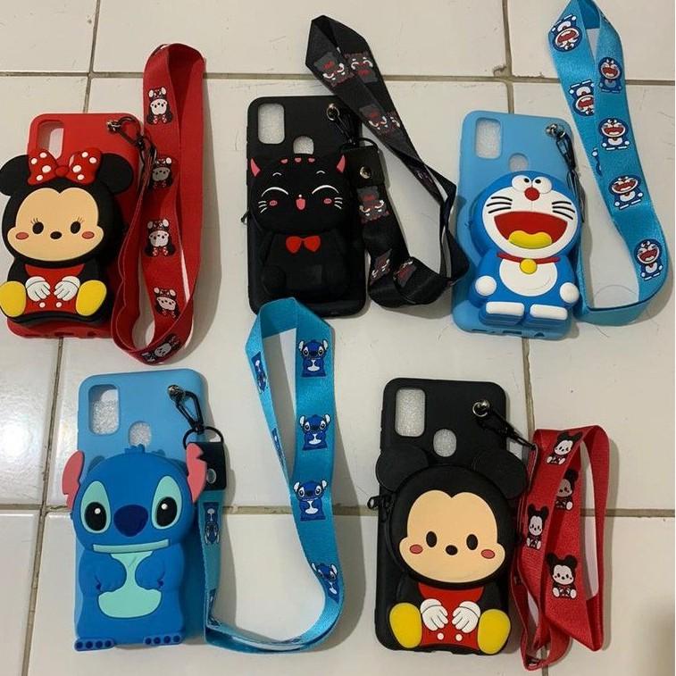 Softcase dompet + tali leher Samsung J7 pro J2 J7 2016 J2 prime J7 prime j7 core J710 J2 core pro –B