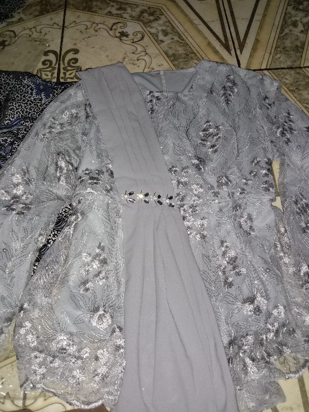 Kebaya Batik Couple Brokat Gamis Batik Wanita Batik Pria Lengan Panjang Batik Premium Couple Yulia