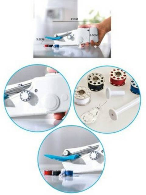 Murah Grosir Mesin Jahit Batere Portable Mini Mudah Digunakan & Bisa Dibawa Kemana-mana-4