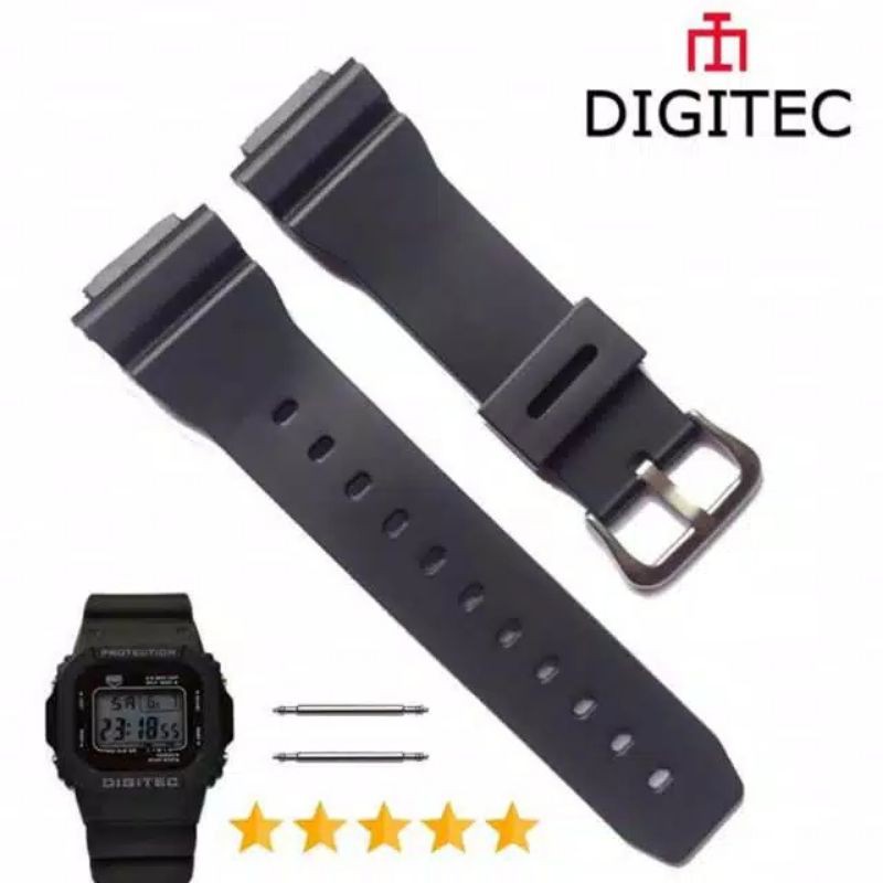 STRAP TALI JAM DIGITEC DG 5024 T DG-5024T DG5024-T DG 5024 T DG5024T Rubber Strap Jam DG-5024T