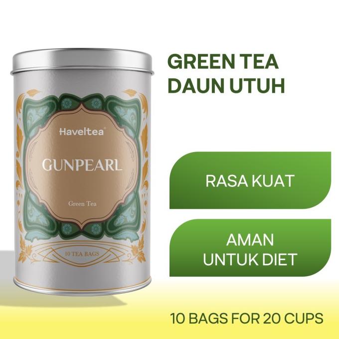 

(BISA COD) GUNPEARL | Big Tin | Haveltea | Green Tea | Teh Hijau Assamica PROMO SPECIAL Kode 385