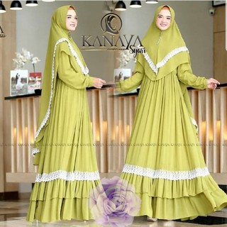  Baju  Lebaran 2021  Brukat Rt297 Baju  Gamis  Syari Wanita 