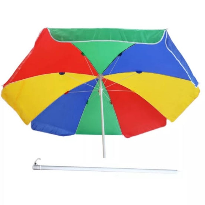 Payung Pantai Tenda PKL Taman 280cm Pelangi
