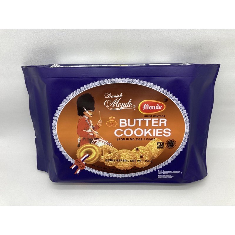 

MONDE Danish Monde Butter Cookies 150g barcode 8888166991125