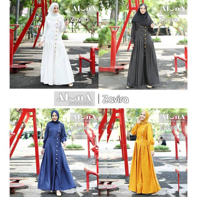Zavira Dress by Aluna Mirranda Gamis Muslim Original