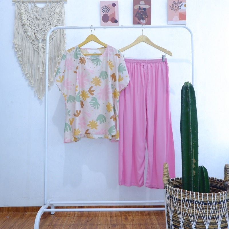 BABYDOLL JUMBO RAYON FIT TO XXXL LD 130 (CELANA PANJANG) SERI 1 LD125 LD130-PJXL 36