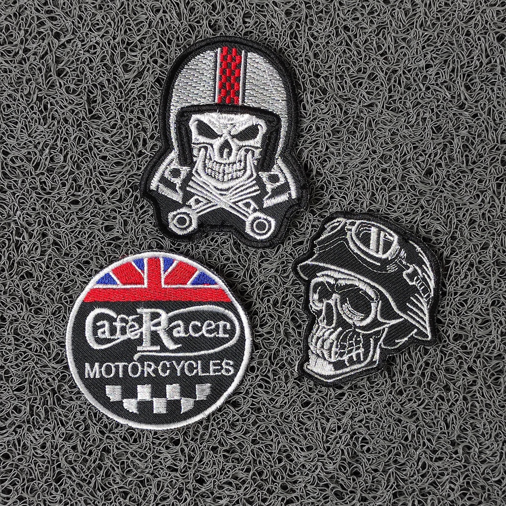 PATCH BORDIR BACK PATCH CAFE RACER SATU SET