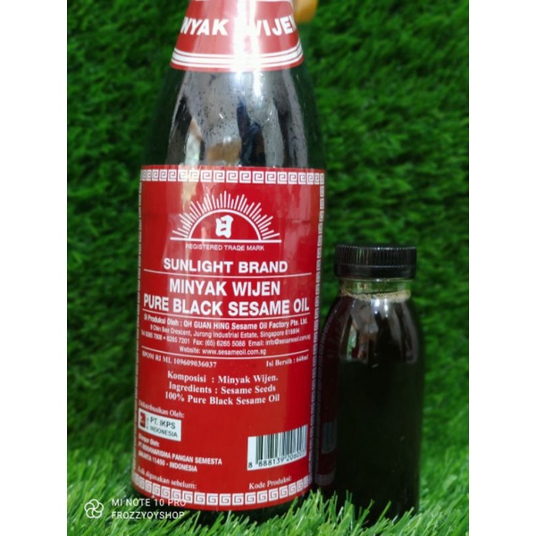 

Sunlight Brand Minyak wijen hitam murni 100 ml kemasan Reffil EXP jauh 2024