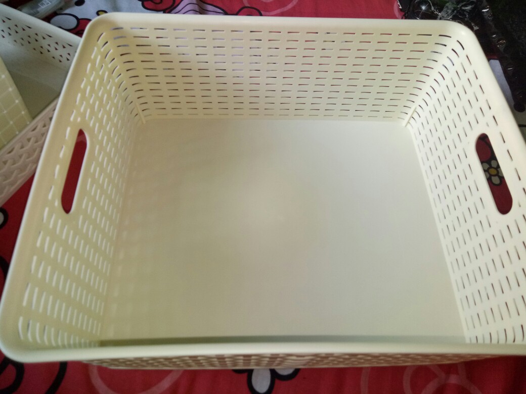 Batamgrosir.id | Keranjang Dorota Serbaguna / Kotak Tempat Penyimpanan Green Leaf 3304