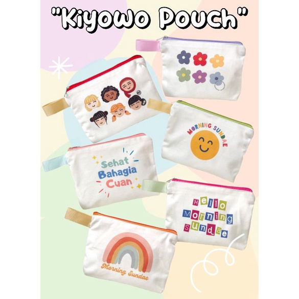 Kiyowo Pouch / Dompet kosmetik aesthetic