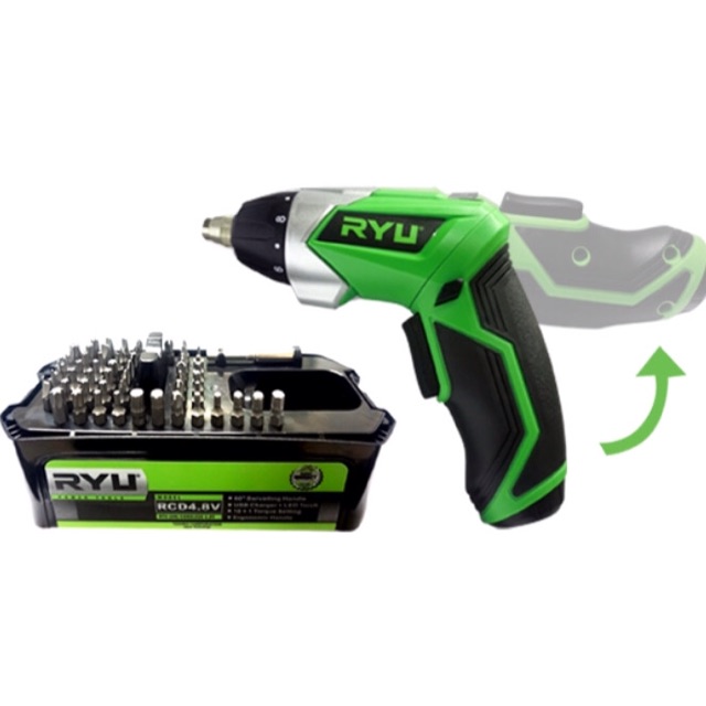 USB CORDLESS RCD 4.8 V/ MESIN BOR BATREI KECIL RYU / BOR TAMPA KABEL MINI