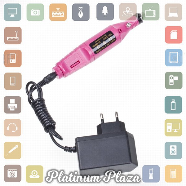 Biutte.co Electric Nail Manicure Pedicure Device / Alat Perawatan Kuku - JMD-100 - Pink`7FC6CH-