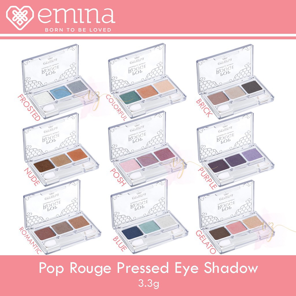 EMINA POP ROUGE EYESHADOW 3.3gr