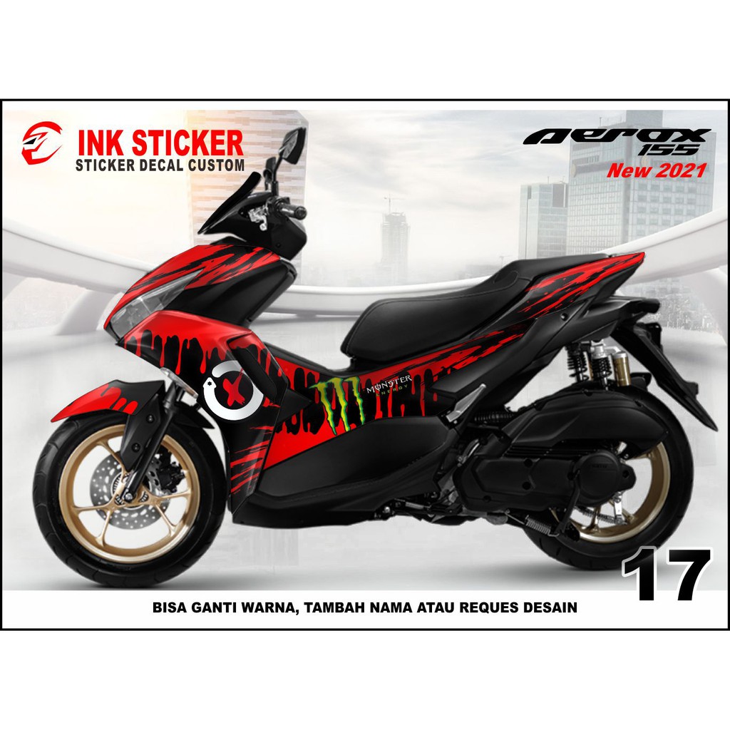 Sticker Decal Aerox 2021 17 Fullbody