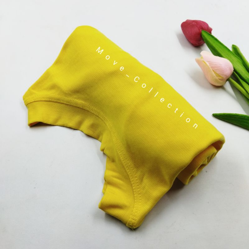 Baju Manset Kaos  standar dan jumbo-Kuning terang