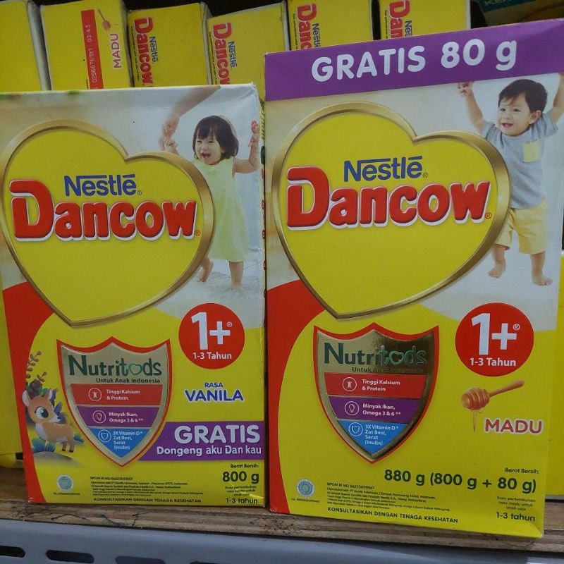 Dancow 1+ madu &amp; vanila coklat 800gr