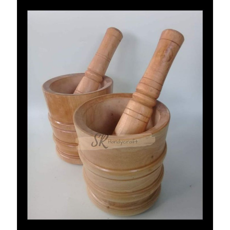 Lumpang kayu mahoni / Lesung Kayu