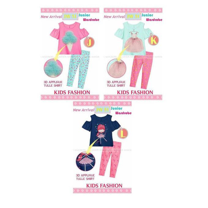 BARANG MURAH SETELAN BAJU ANAK FASHION JUNIOR WARDROBE JW KEKINIAN