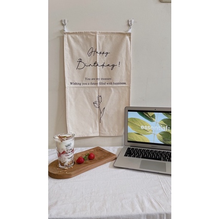 Fabric Poster | Wall Decoration | Hanging Fabric | Tapestry | Wall Cloth | Homecafe props | Korean s