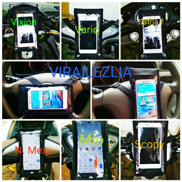 Holder hp untuk motor Holder ojek online holder motor