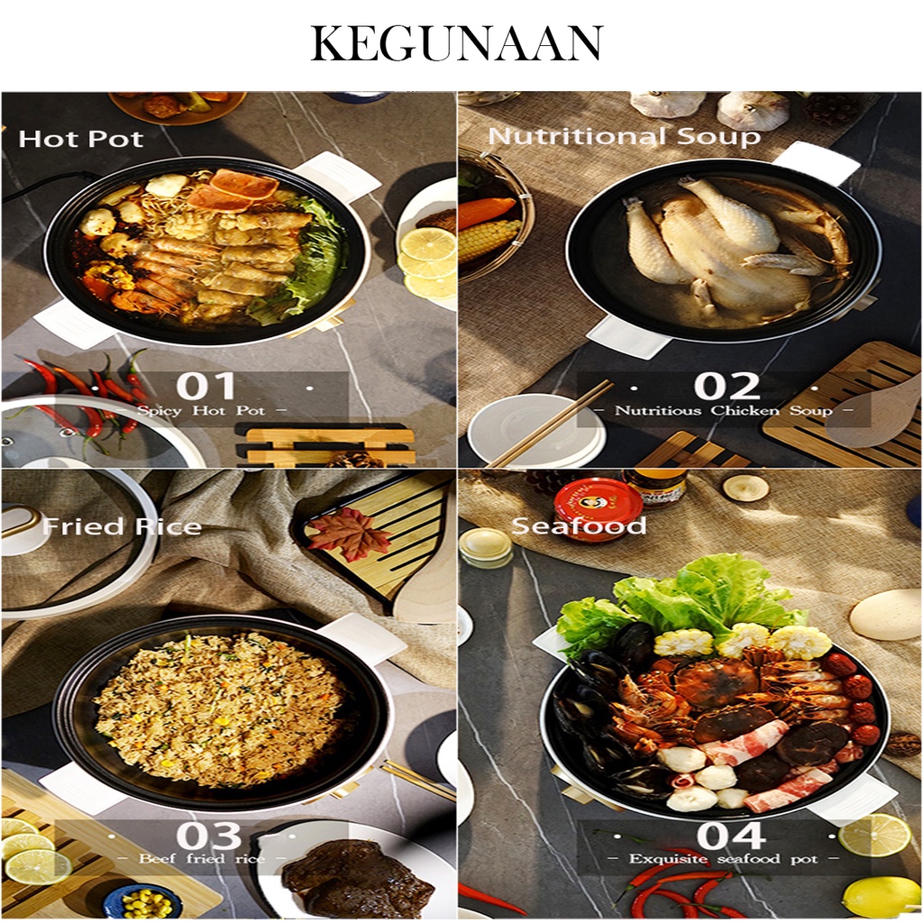 hotpot elektrik panci listrik hotpot grill shabu-shabu KUALITAS PREMIUM