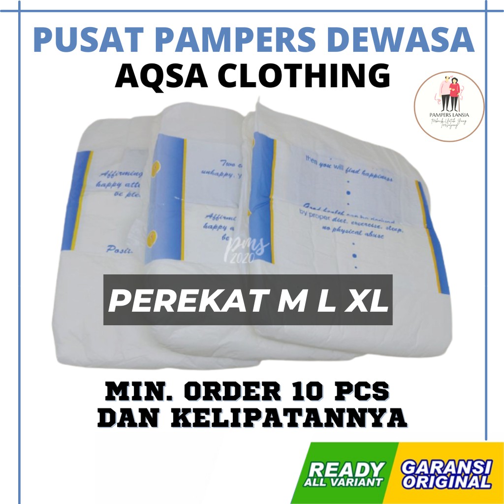 POPOK DEWASA MURAH - DIAPERS DEWASA UKURAN M L DAN XL