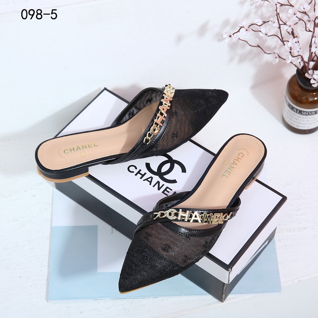 CH CC Mesh Flat Heel Shoes 098-5