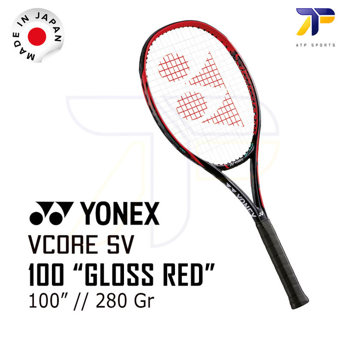 Raket Tenis Tennis Yonex VCORE V CORE SV 100 Gloss Red 100 inch 280 Gram
