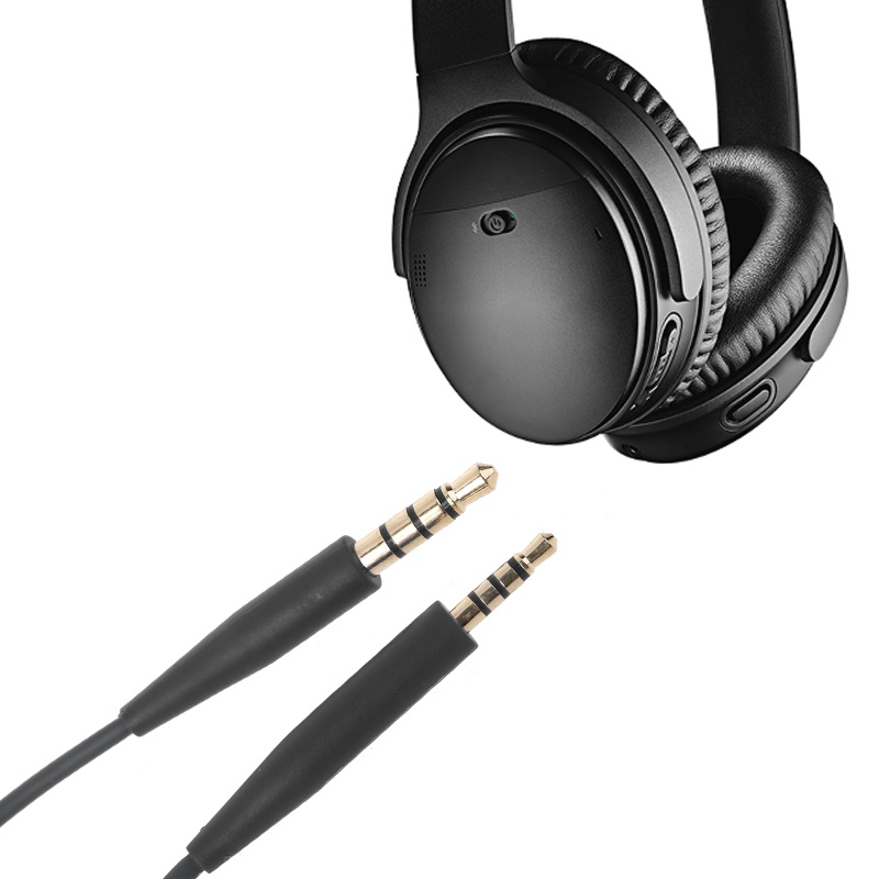 Bt Kabel Headphone Gaming Removable 3.5mm Kontrol Volume Untuk SoundTrue QC25 QC35