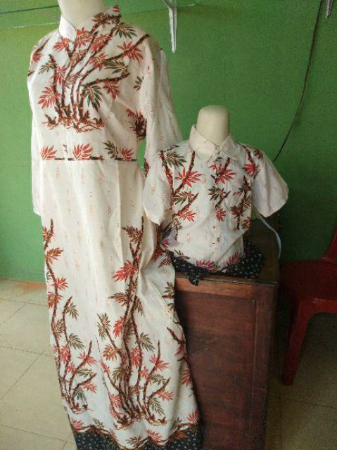 Couple Batik Keluarga || Setelan Couple Batik Ayah Ibu Anak Cewek