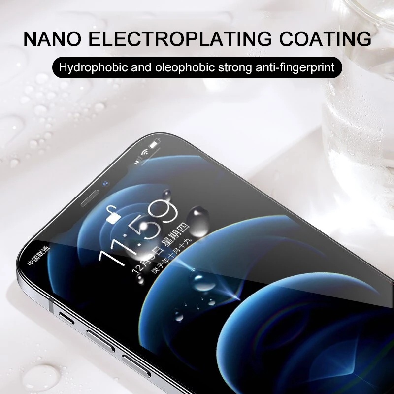 Pelindung Layar Tempered Glass Transparan Untuk iphone 6 6s 7 8 11 13 14 Plus X XS XR XS Max Pro Max