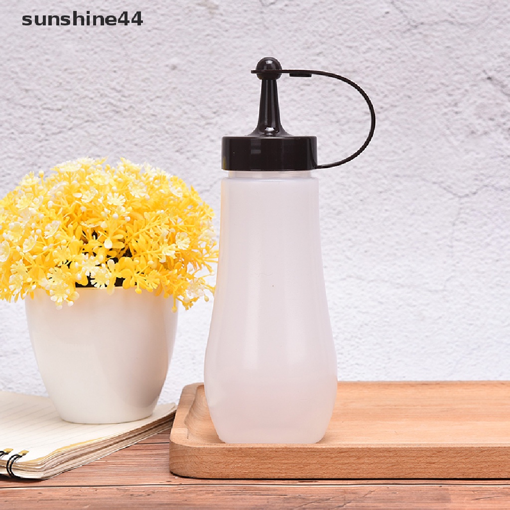 Sunshine Botol Dispenser Saus / Minyak / Kecap / Salad Bahan Plastik Untuk Dapur