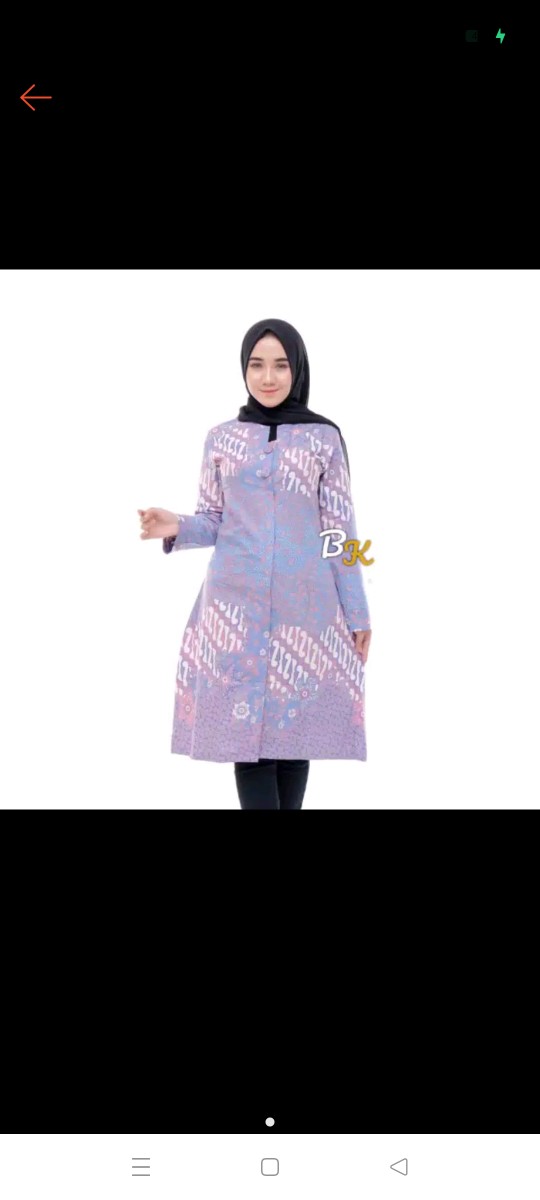 Tunik Batik Motif Senoo Soft