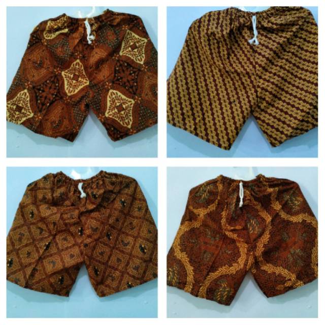 Celana Batik pendek ukuran all size pria dan wanita Harga murah