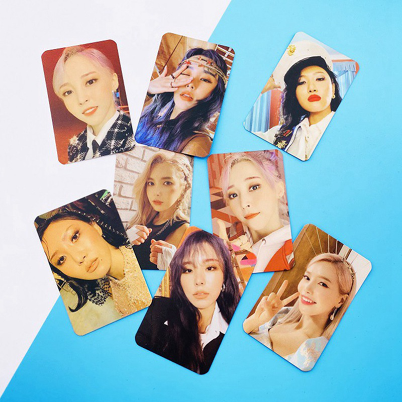 16Pcs / Set Kartu LOMO Foto KPOP MAMAMOO 2nd Album Reality Warna Hitam