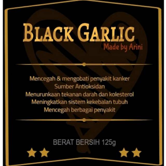 

Black Garlic Original 125 gram