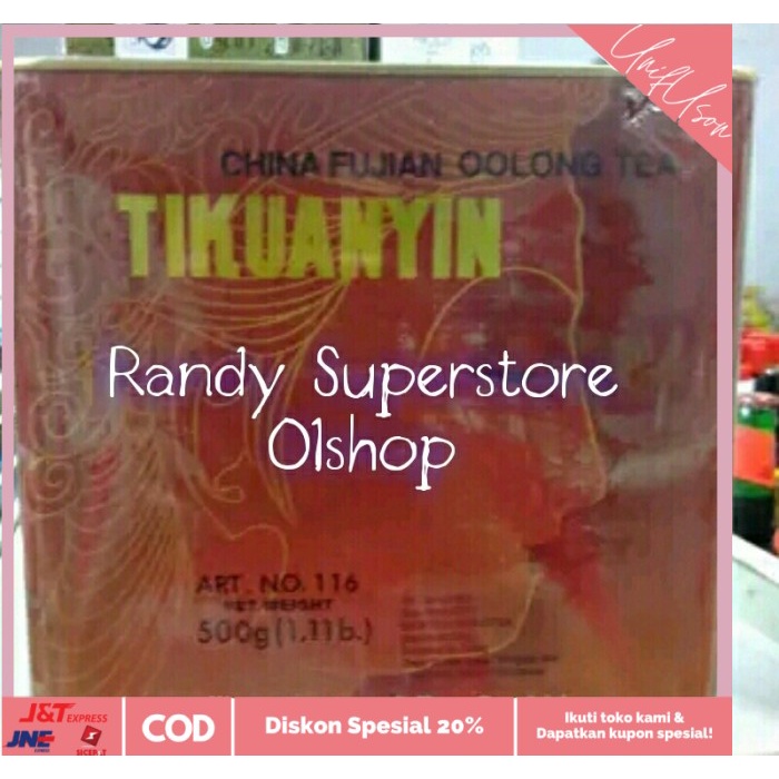 

⭐COD⭐ Tea Ti Kuan Yin Chinese Tea 500 Gram