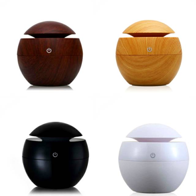 Humidifier Desain Kayu Aromatherapy Air Wood Design 130ml