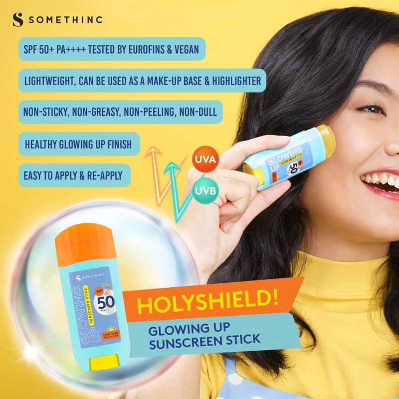 SOMETHINC Glowing Up Sunscreen Stick SPF 50+ PA++++