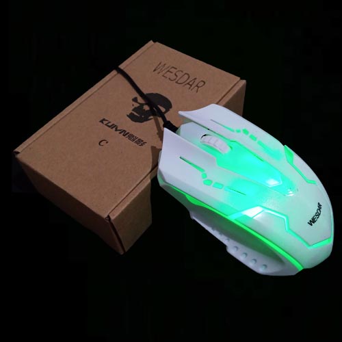 ITSTORE Mouse Gaming Murah USB LED 5 Colour RGB wesdar