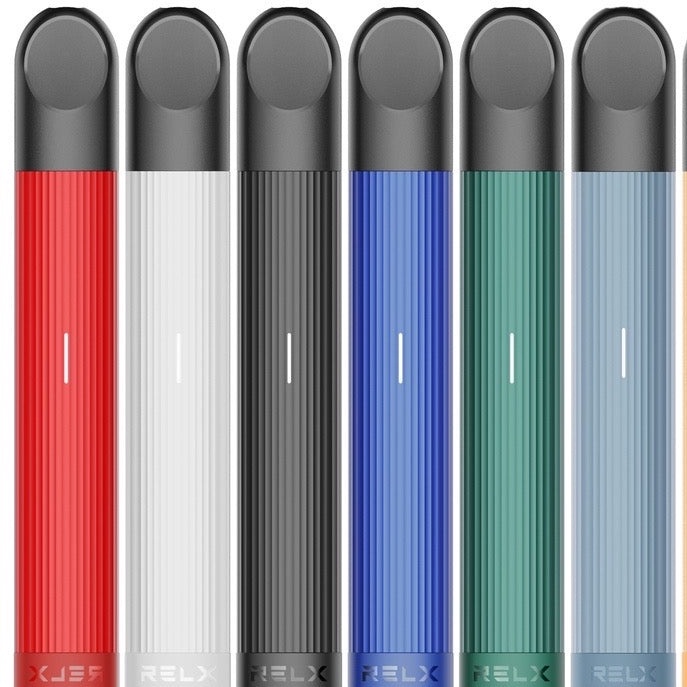 VAPE RELX BUNDLE ESSENTIAL DEVICE SOLID &amp; GRADIENT + POD COTTON/CERAMIC