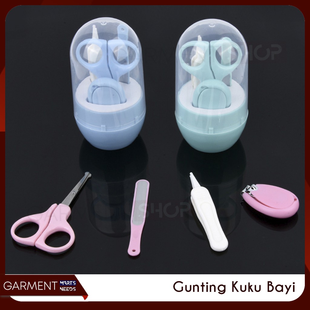 Gunting Kuku Bayi Set Baby Nail Clipper Trimmer Tool Pedicure 4 In 1-2