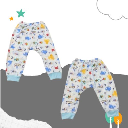 3pcs Celana Panjang Bayi Newborn Halus Lembut Usia 0-6 Bulan | celana panjang pampers