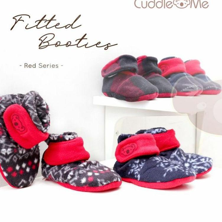 [YiS㊗] ( BISA COD ) Fitted booties Cuddle Me / kaos kaki newborn / sepatu prewalker cuddleme fitted 