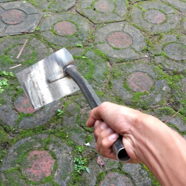Unik cangkul pacul kored mini gagang besi 41cm Berkualitas